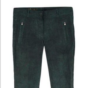 LORO PIANA Lamb Skin suede/leather pants SZ 10/48